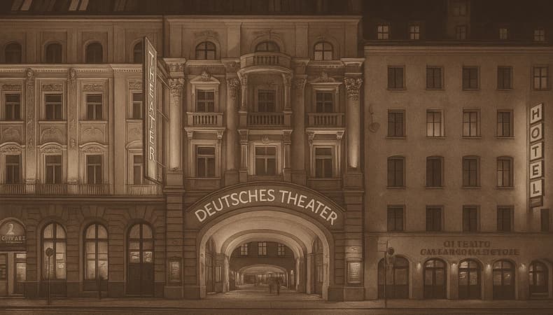 Fassade des Deutschen Theaters in München