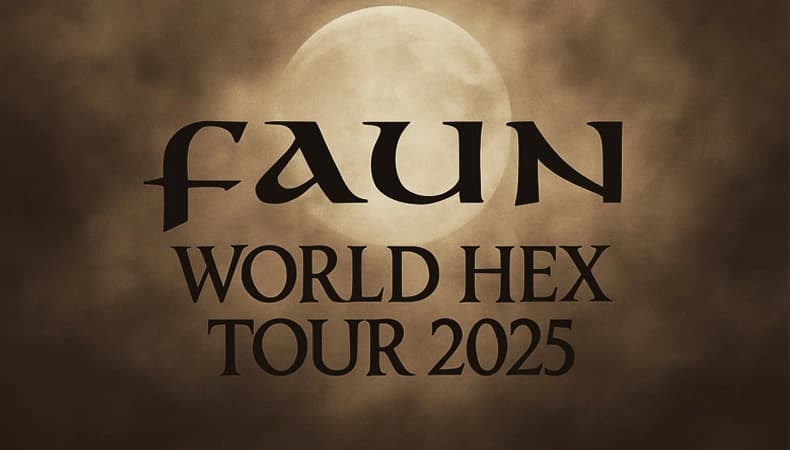 Die Band FAUN während der World Hex Tour
