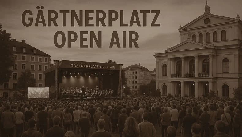 Sommerkonzert auf dem Gärtnerplatz in München