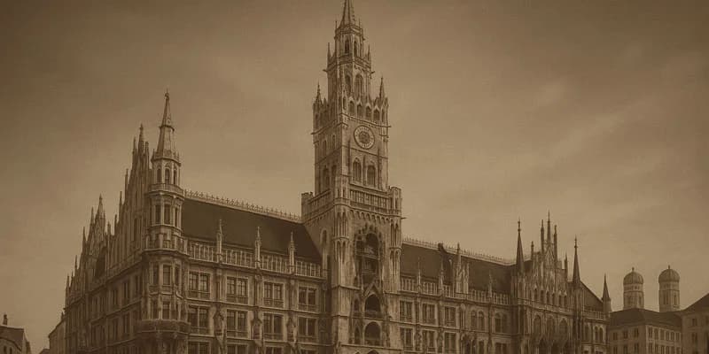 Почему на Мариенплац туристы смотрят вверх, а баварцы — в телефон?