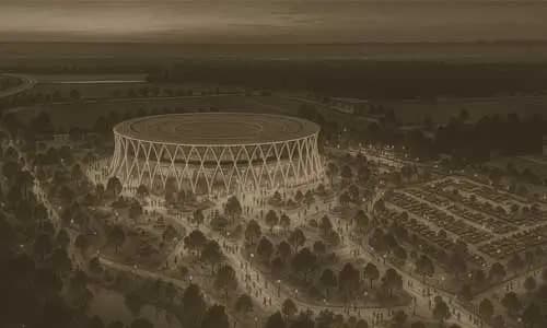 Entwurf der Munich Arena