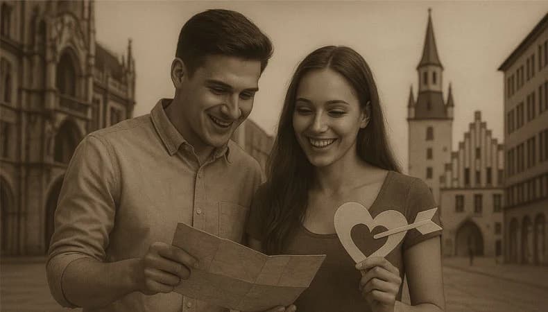 Romantische Schatzsuche für Paare in München