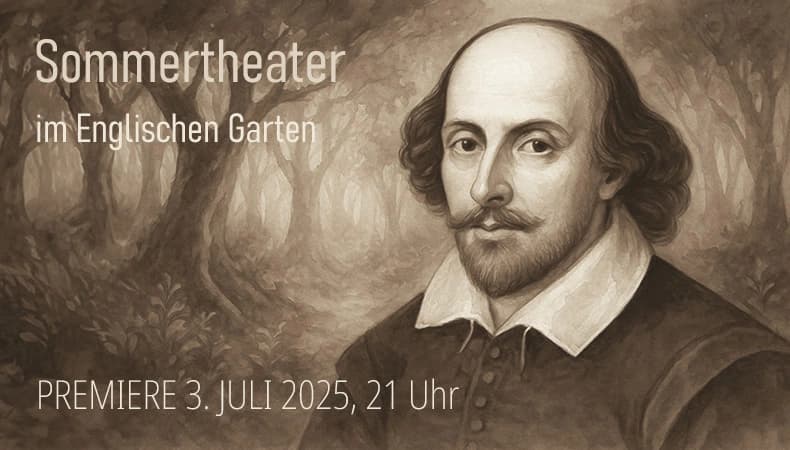 Amphitheater im Englischen Garten vor Vorstellungsbeginn