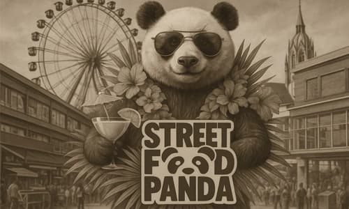 Festivalbesucher beim Street Food Panda Festival
