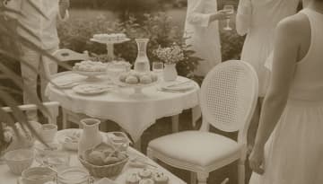 White Dinner im Englischen Garten: Ein Fest der Eleganz unter freiem Himmel